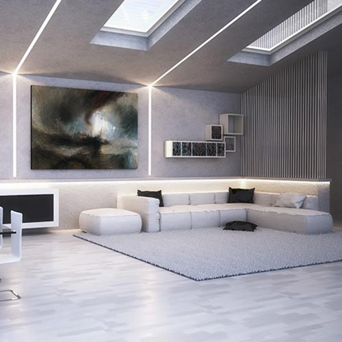 Cornici LED per interni - Soffitto