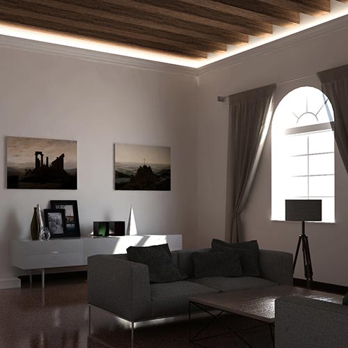 CORNICI DA SUPERFICIE PER LED