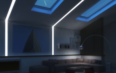 Velette per illuminazione indiretta da incasso nel cartongesso