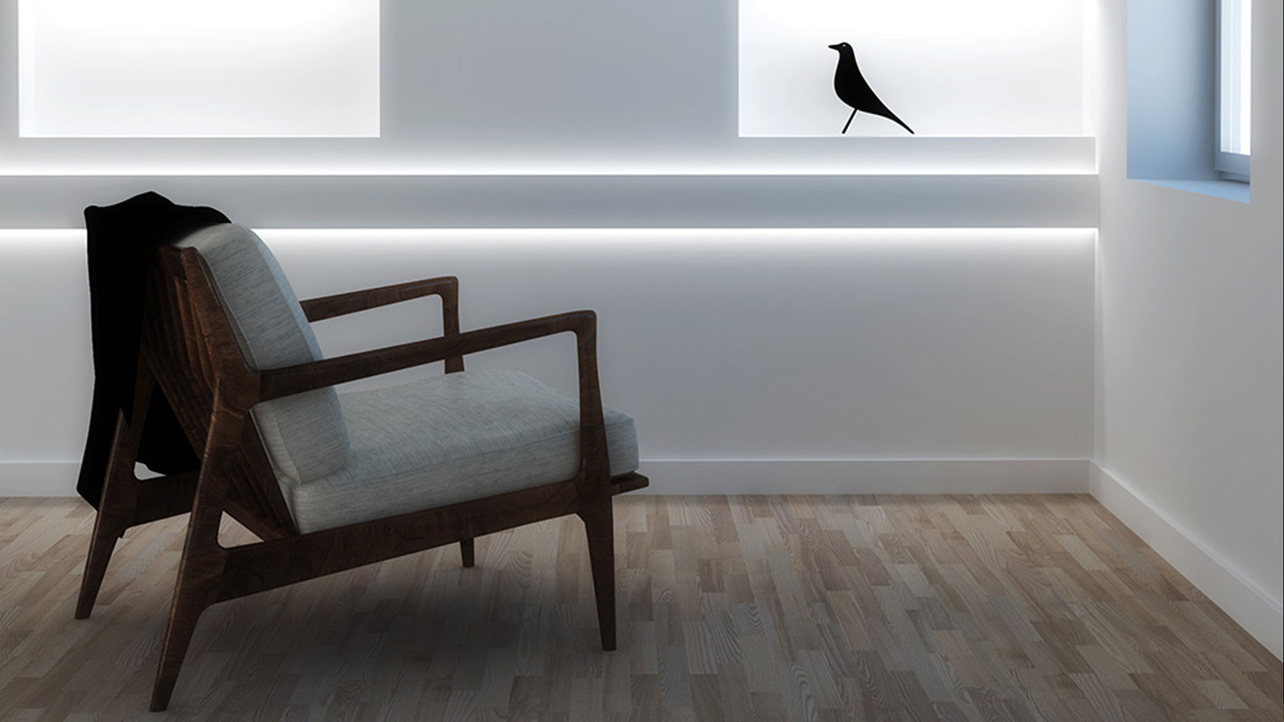 Eleni Lighting veletta doppio taglio luce in superficie al muro