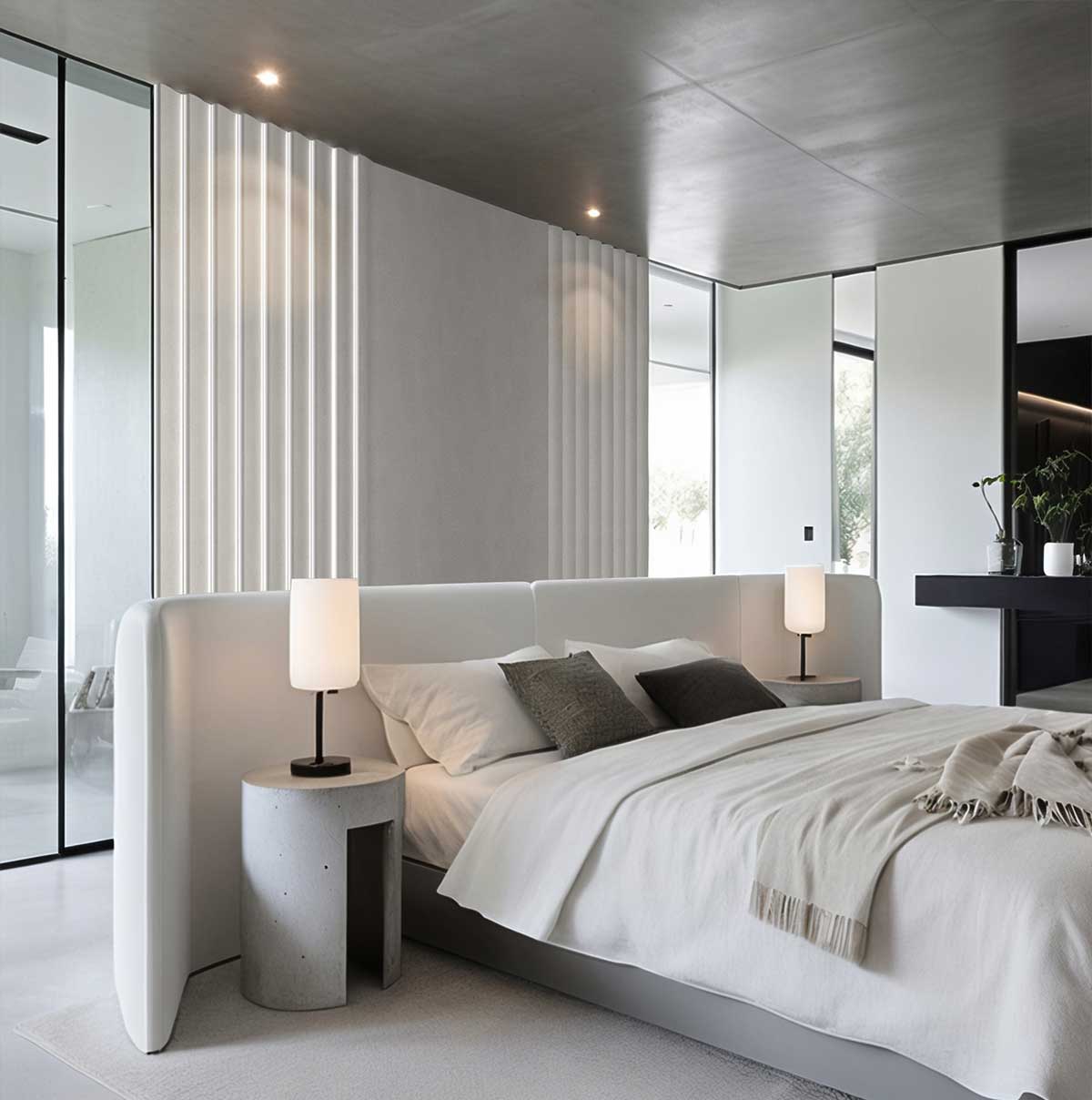 cornice squadrata per luce diffusa LED a soffitto e parete ELB03