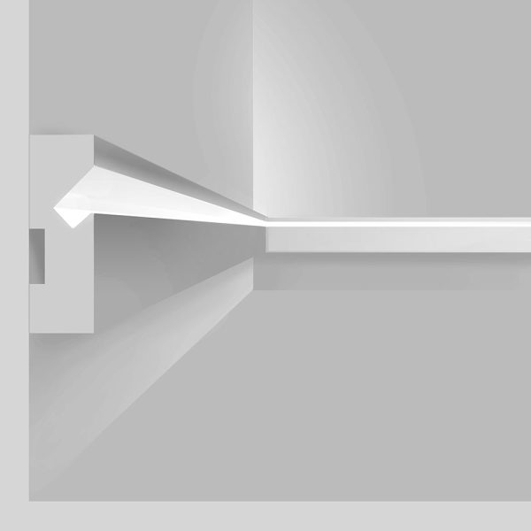 el601 cornice squadrata larga per luce diffusa led da parete
