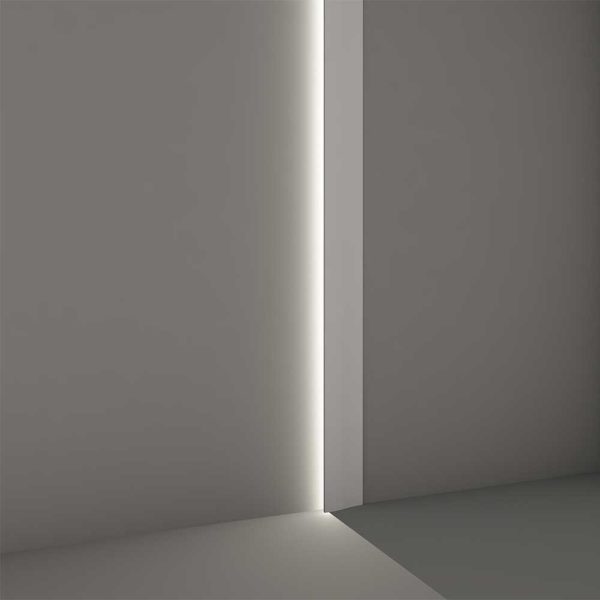 elb03 cornice squadrata per luce diffusa led